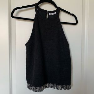 Zara halter sweater tank